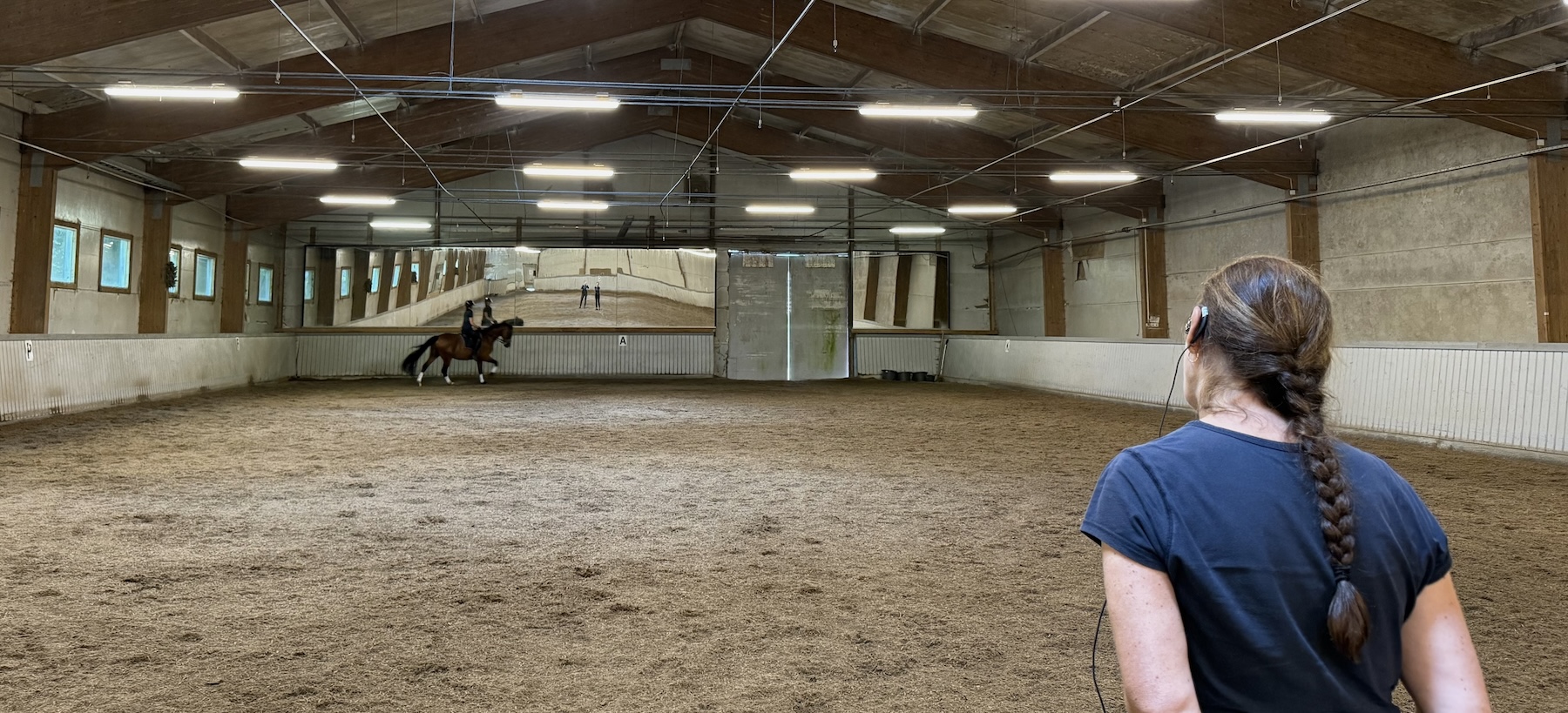Ridehus ved Tanum Ridesenter